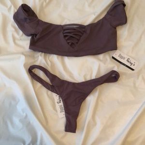 Two piece bathing suit